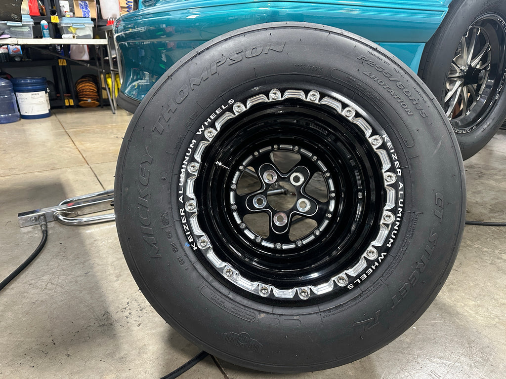 Keizer Aluminum Racing Wheels "Full House"  Single Beadlock, Black and Machined