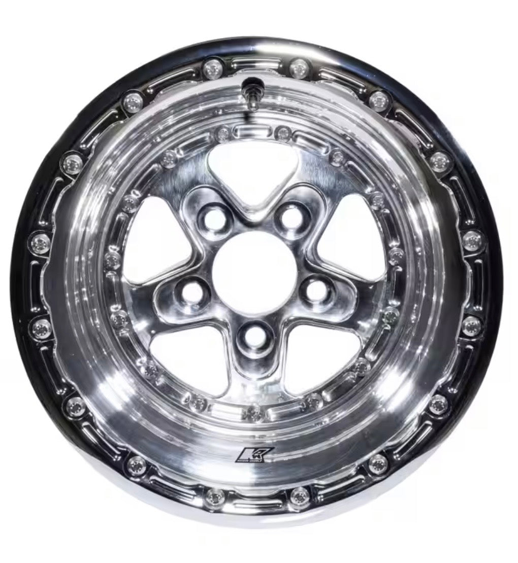 Keizer Aluminum Racing Wheels "Full House"  Single Beadlock, Polished