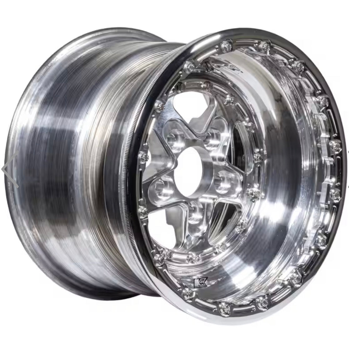 Keizer Aluminum Racing Wheels "Full House"  Single Beadlock, Polished