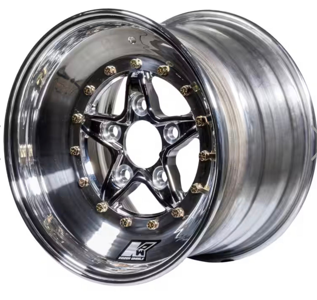 Keizer Aluminum Racing Wheels "Verbrand"  Non Beadlock, Polished Finish