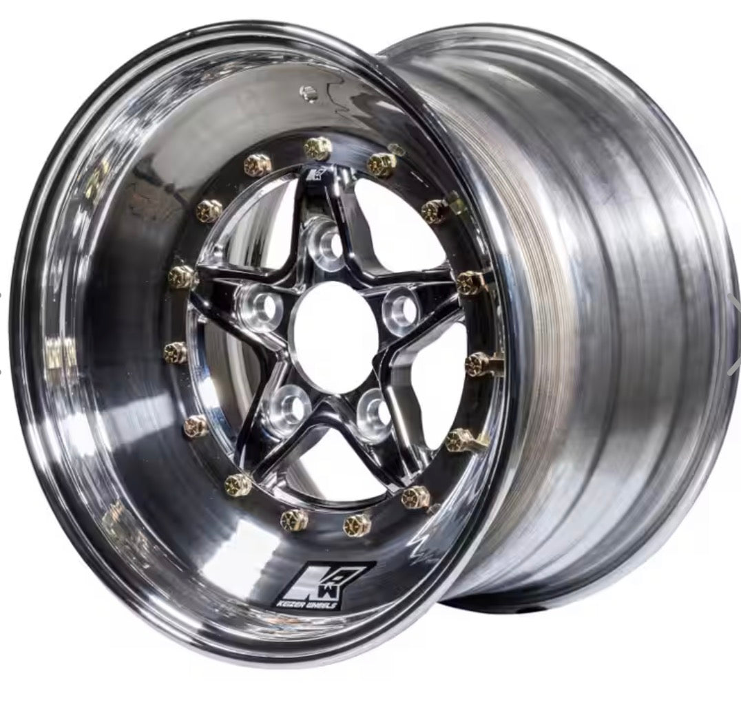 Keizer Aluminum Racing Wheels "Verbrand"  Non Beadlock, Polished Finish