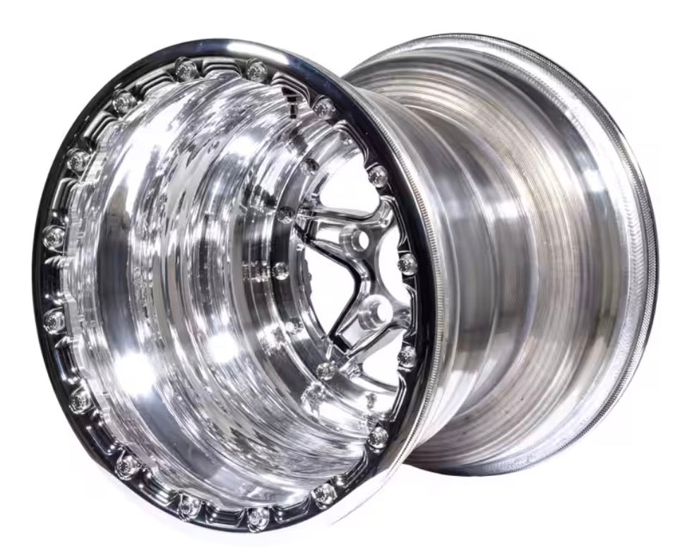 Keizer Aluminum Racing Wheels "Verbrand"  Single Beadlock, Polished