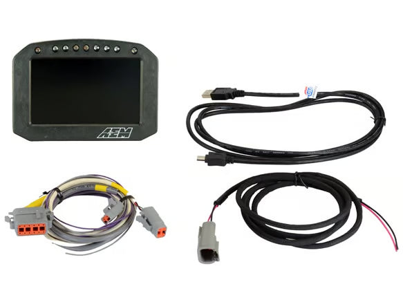 AEM CD-5F Carbon Flat Panel Non-Logging/ Non-GPS Display Part #  30-5600F